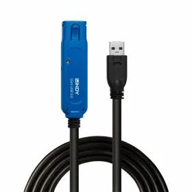 USB Kabelis LINDY 15 m Melns