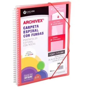 Papkė su skyriais Carchivo ARCHIVEX STAR Raudona A4