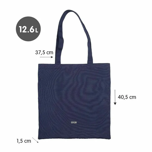 Auduma soma Milan 1918 Tumši Zils 41 x 38 x 0,5 cm