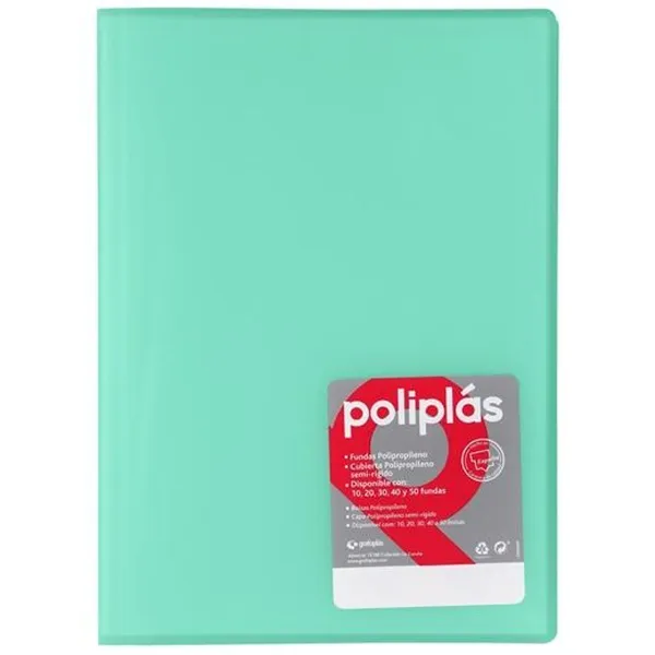 Папка-классификатор Grafoplas POLIPLÁS Зеленый Лист (12 штук)