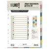 Разделители Grafoplas I LIKE Разноцветный полипропилен (10 штук)