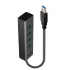 USB Centrmezgls LINDY Pelēks