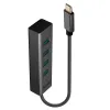 USB Centrmezgls LINDY 43325 Pelēks