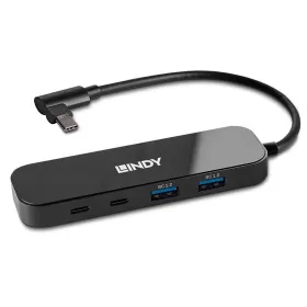 USB-keskitin LINDY Monivärinen