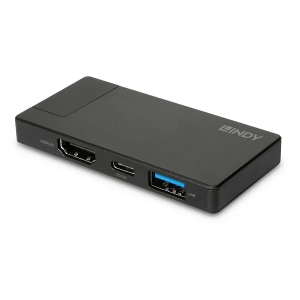 USB Centrmezgls LINDY 43336 Melns