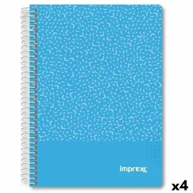 Piezīmju klade Imprex Zils A5 80 Loksnes (4 gb.)