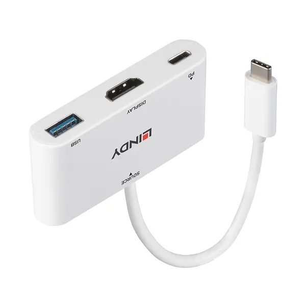 USB Centrmezgls LINDY Balts 50 W