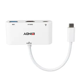USB Hub LINDY White 50 W