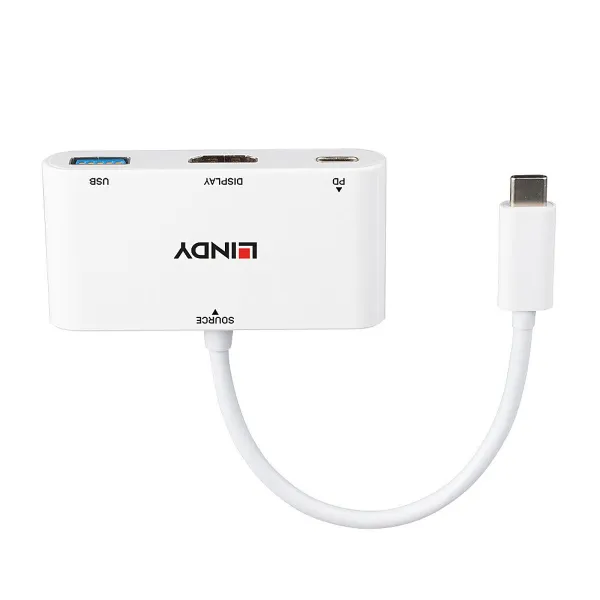 USB šakotuvas LINDY Balta 50 W