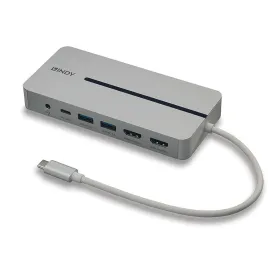 Докстанция LINDY 43360 Серый