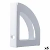 Žurnalų laikiklis Archivo 2000 Ecogreen Balta A4 Lapas polistirenas 25 x 8 x 32 cm (6 vnt.)