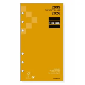 Замена повестки дня Finocam C999 2026 9,4 x 17,1 cm