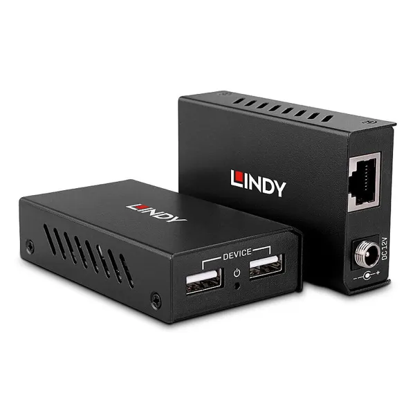 USB to RJ45 Network Adapter LINDY Black