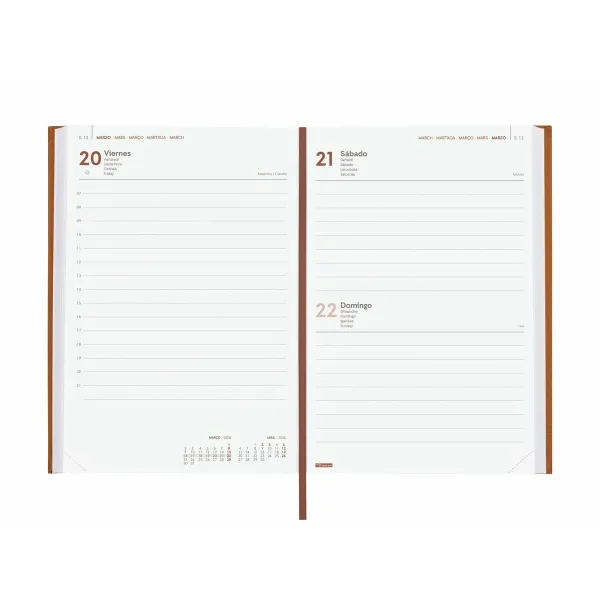 Päivyri Finocam DYNAMIC MILANO Ruskea A5 21 x 27 cm 2026
