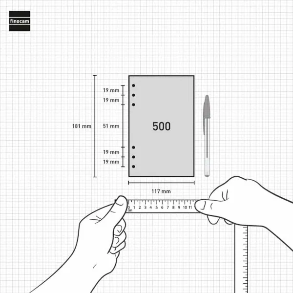Замена повестки дня Finocam  OPEN R1093 2026 11,7 x 18,1 cm