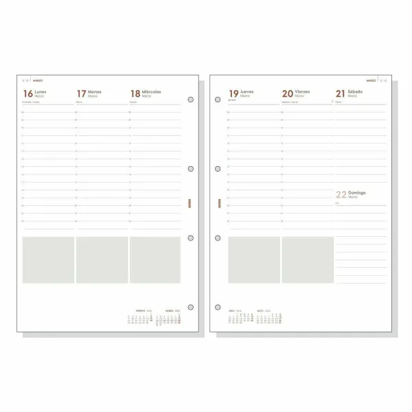 Diary Refill Finocam OPEN R4099 A4 2026 21 x 29,7 cm