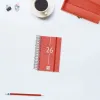 Diary Finocam YEAR Red Mini 7,9 x 12,7 cm 2026