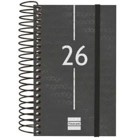 Расписание Finocam YEAR Чёрный Mini 7,9 x 12,7 cm 2026