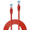 UTP Category 6 Rigid Network Cable LINDY Red 1,5 m (1 Unit)