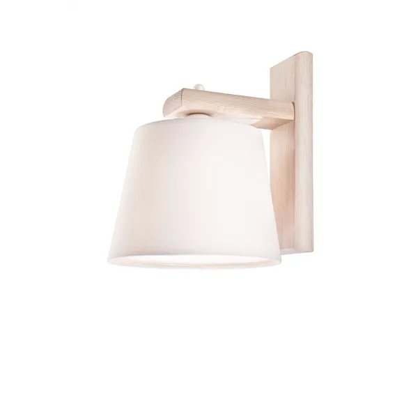 KM-1.98 AIDA 1-light wooden wall lamp