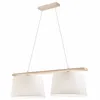 LD-2.98 AIDA 2-light wooden hanging lamp