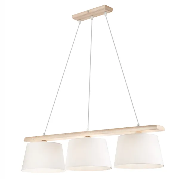 LD-3.98 AIDA 3-light wooden hanging lamp