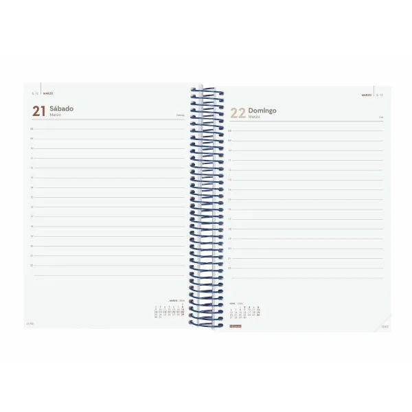 Расписание Finocam YEAR Синий A5 15,5 x 21,2 cm 2026