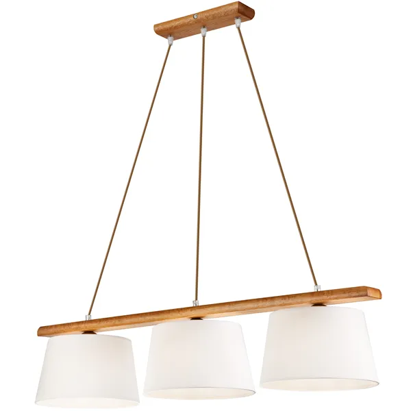 LD-3.98 AIDA 3-light wooden hanging lamp