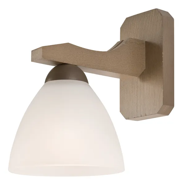 KM-1.55 ADRIANO 1-light wooden wall lamp