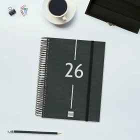 Расписание Finocam YEAR Чёрный A5 15,5 x 21,2 cm 2026
