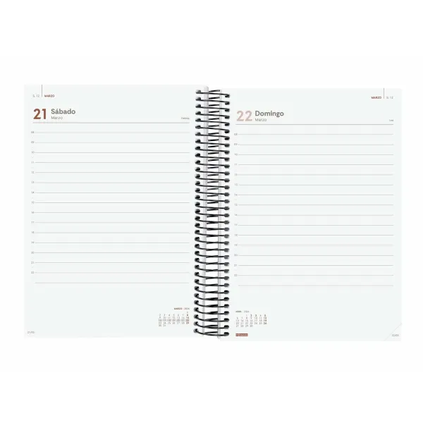 Dienoraštis Finocam YEAR Juoda A5 15,5 x 21,2 cm 2026