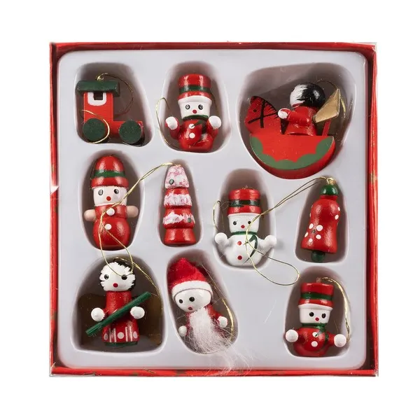 Новогодние игрушки/подвески на елку 10 шт. Руххи 22943