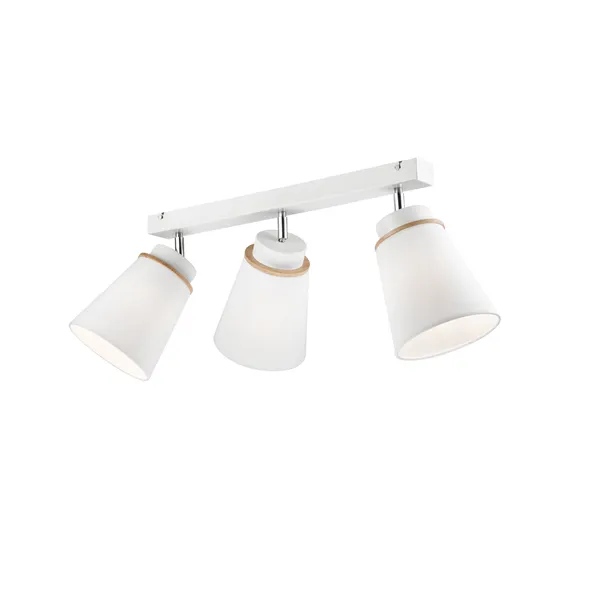 LM-3.110 AUGUSTINO 3-light wooden ceiling lamp spot