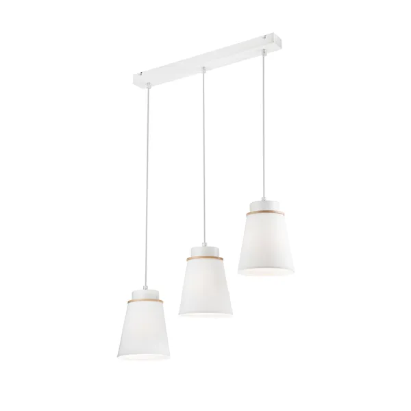 LM-3.110/A AUGUSTINO 3-light wooden ceiling lamp