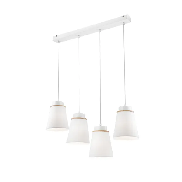 LM-4.110/A AUGUSTINO 4-light wooden ceiling lamp