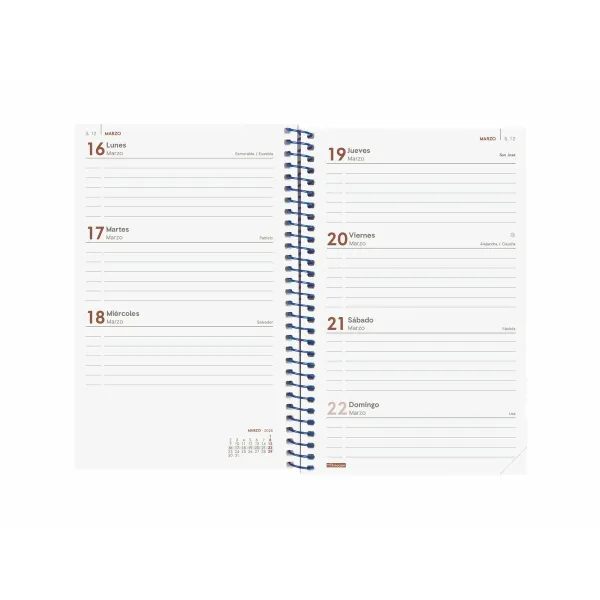 Grafiks Finocam YEAR Zils 11,7 x 18,1 cm 2026