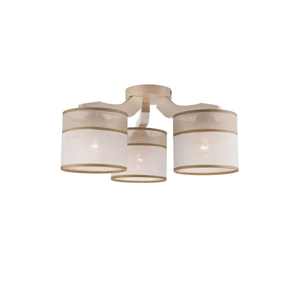 LM-3.55/A ANDREA 3-light wooden ceiling lamp