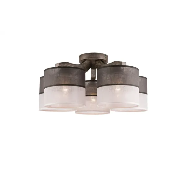 LM-5.55/A ANDREA 5-light wooden ceiling lamp