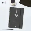 Diary Finocam YEAR Black 16,5 x 24,2 cm 2026