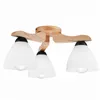 LM-3.55 ANDREAS 3-light wooden ceiling lamp