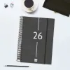 Diary Finocam YEAR Black 16,5 x 24,2 cm 2026
