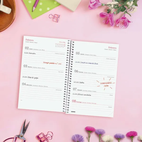 Diary Finocam DESIGN COLLECTION Imposible 11,7 x 18,1 cm 2026