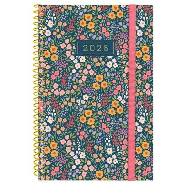 Dienoraštis Finocam DESIGN COLLECTION Flora 11,7 x 18,1 cm 2026