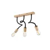 LM-3.111 CAMERON 3-light wooden ceiling lamp