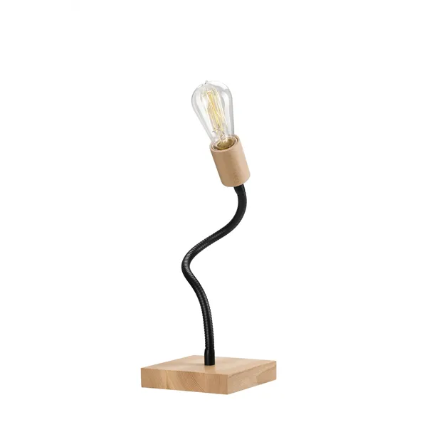 LN-1.111 CAMERON 1-light wooden night lamp