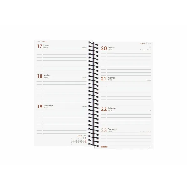 Grafiks Finocam OPAQUE Melns 9,4 x 17,1 cm 2026