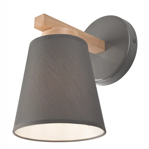 KM-1.113 ELLIE 1-light wooden wall lamp