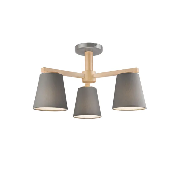 LM-3.113 ELLIE 3-light wooden ceiling lamp