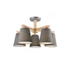 LM-5.113 ELLIE 5-light wooden ceiling lamp