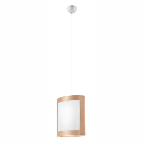 LM-1.51/B ELODIE 1-light wooden hanging ceiling lamp